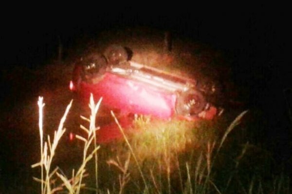 Itatí: Conductor esquivó un carpincho y volcó en Ruta N° 20