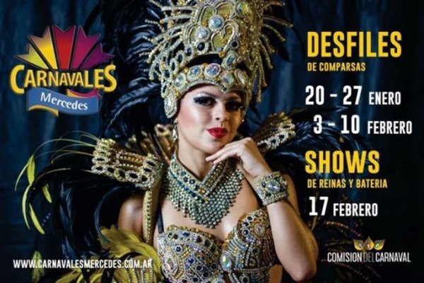 La lluvia hizo suspender el inicio del Carnaval en Mercedes