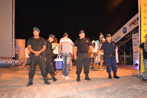 La policía finalizó con éxito el operativo de seguridad en el Festival Nacional del Chamamé