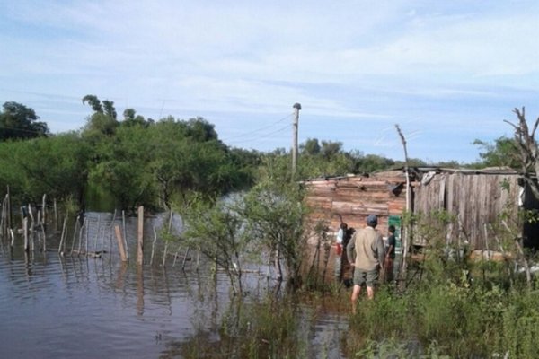 En San Luis del Palmar ya son 48 los evacuados por el avance del Riachuelo