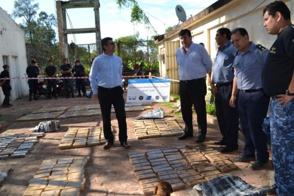 Desimoni destacó el labor policial tras el secuestro de más de media tonelada de marihuana
