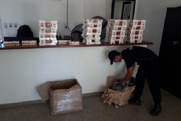 Juan Pujol: Incautan 829 paquetes de cigarrillos en un automóvil