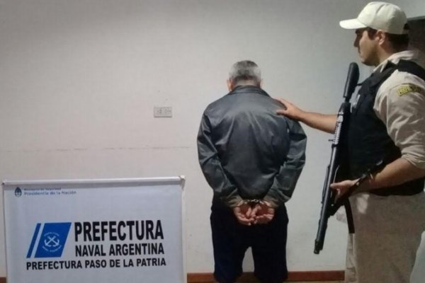 Capturaron a un hombre vinculado a una causa por narcotráfico en Paso de la Patria