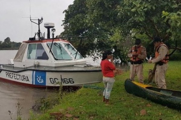 Piden precaución a veraneantes y navegantes por la crecida del río