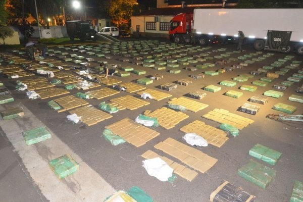 Secuestraron casi 10 toneladas de marihuana en Misiones