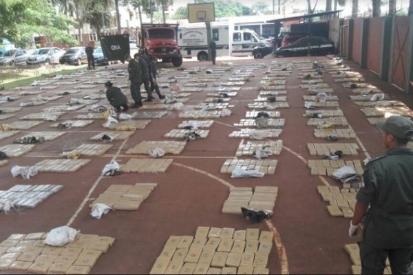 Gendarmería secuestró 3.520 kilos de marihuana en Misiones