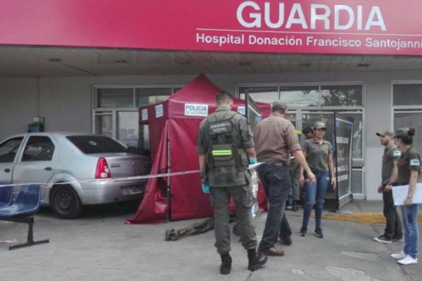 Tiros, persecución y muerte en el hospital Santojanni