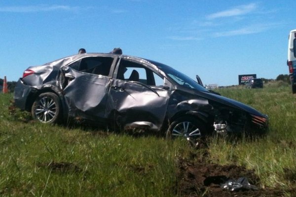 Vuelco fatal: Un muerto y cinco heridos luego de un siniestro vial en la zona de Saladas