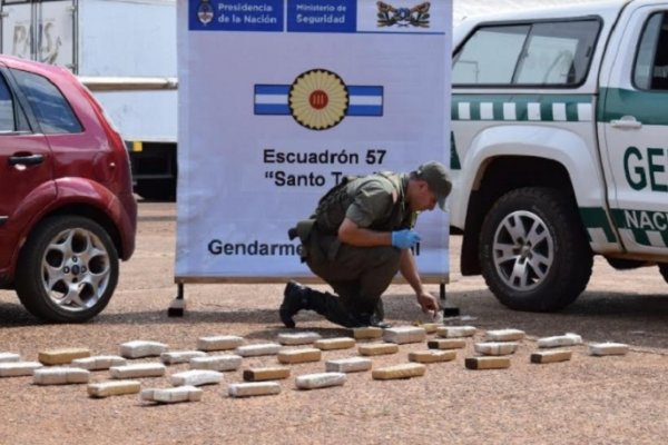 Santo Tomé: Gendarmería secuestró 20 kilos de marihuana y detuvo a un hombre
