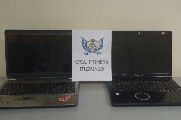 Ituzaingó: Policías recuperaron dos equipos informáticos robados