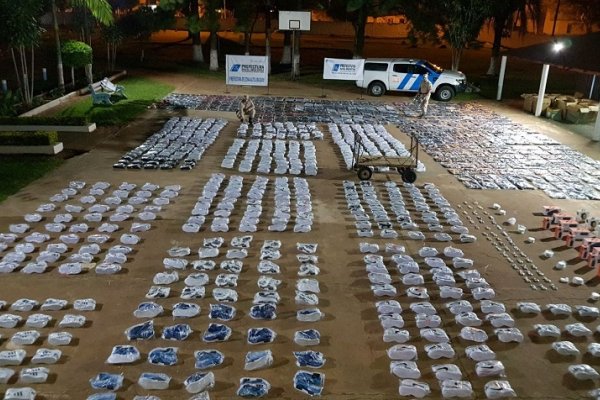 Prefectura secuestró cargamentos millonarios de mercadería ilegal en Corrientes y Misiones