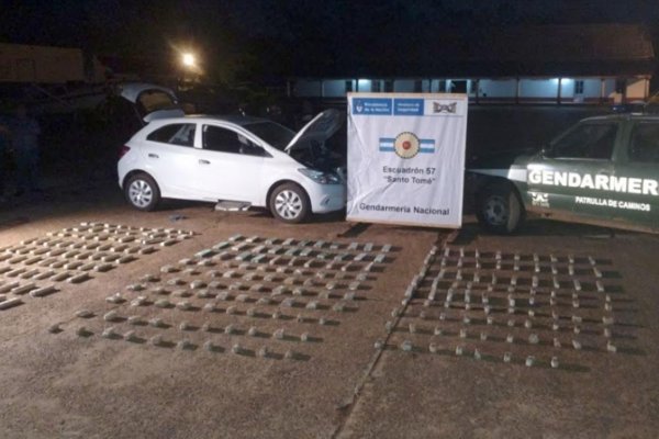 Cuatro detenidos y más de 100 kilos de marihuana incautada