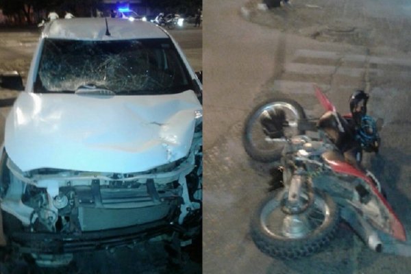 Tremendo choque sobre avenida Ferré dejó como saldo dos heridos de gravedad