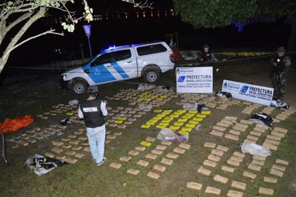 Formosa: Secuestraron 274 kilos de marihuana entre malezas
