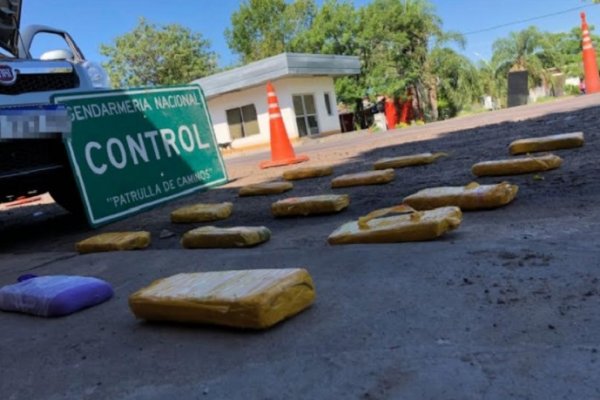 Chaco: detienen a tres personas que partieron de Corrientes con 11 kilos de marihuana