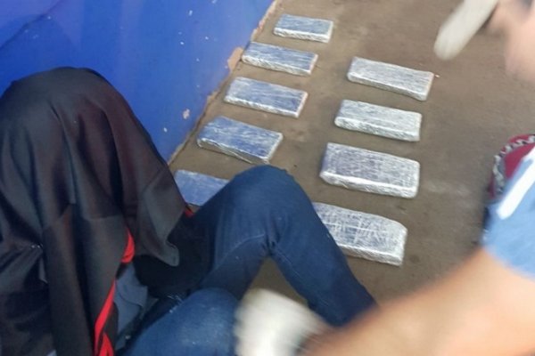 Operativo Mochila Verde en Itatí: Detuvieron a narco con más de seis kilos de marihuana