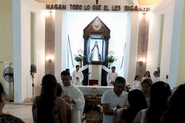 Robaron el sonido de la parroquia Inmaculado Corazón de María