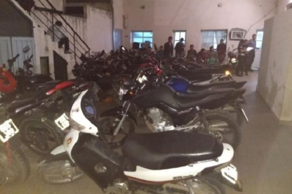 Secuestran 25 motos y demoran a 20 personas en operativos de contralor