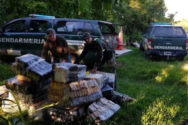 Corrientes: Secuestraron más de 718 kilos de marihuana valuados en un millón y medio de pesos