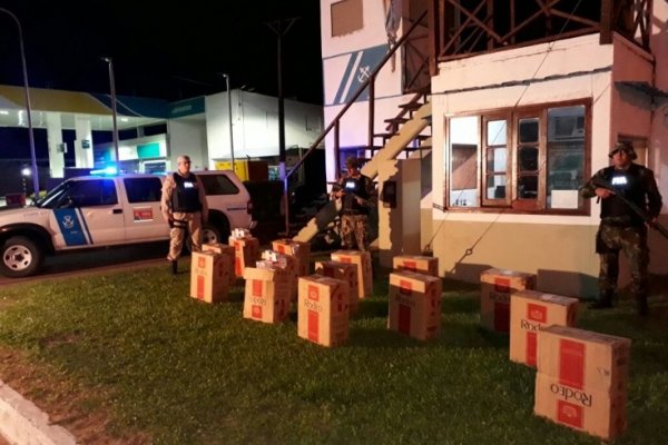 Decomisaron cargamentos de cigarrillos en Chaco y Corrientes