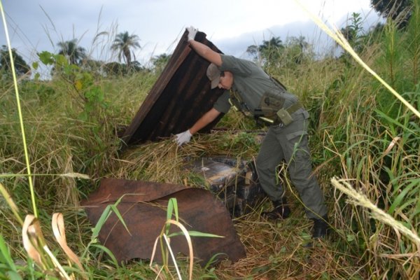 Misiones: Hallan 2.158 kilos de droga abandonada en el monte