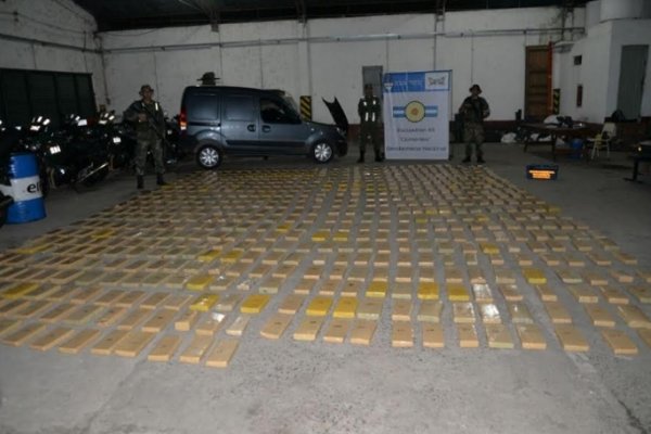 Droga en Corrientes: Detuvieron a un hombre con más de media tonelada de marihuana