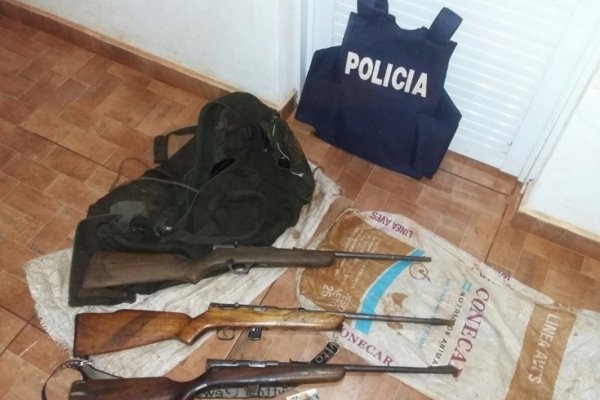 Cazadores detenidos