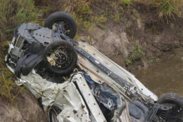 Murió una mujer goyana tras el vuelco de un auto en Entre Ríos