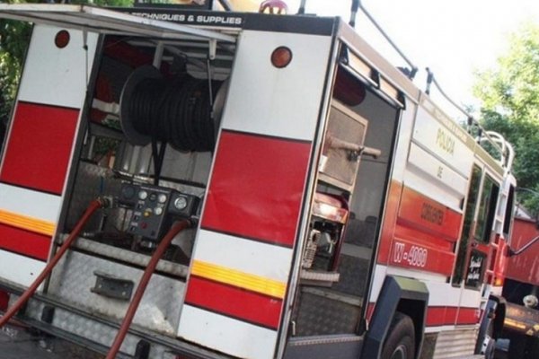 Principio de incendio causó pánico en un edificio
