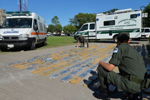 La narco ambulancia transportaba 400 kilos de marihuana