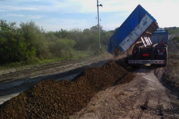 Avanza la obra de reconstrucción de la Ruta Provincial 128 en Sauce
