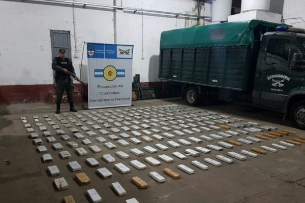 Itatí: Incautaron más de 204 kilos de marihuana en costas del Paraná