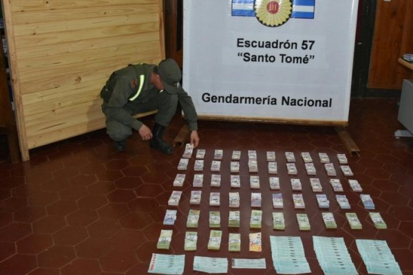Lavado de activos: Secuestraron más de un millón de pesos y cheques en Santo Tomé