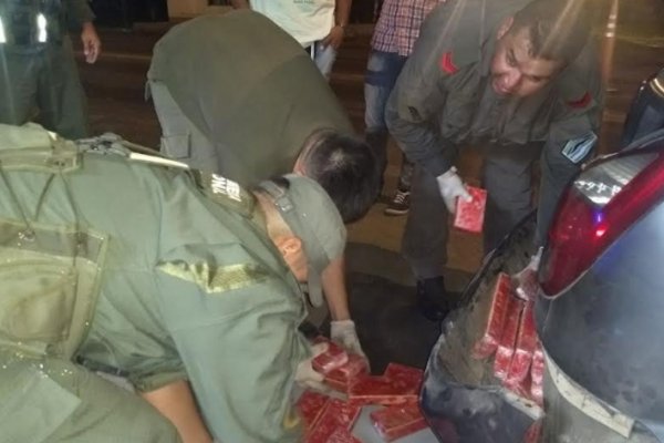 Gendarmería detuvo en Chaco a una pareja correntina con más de 80 kilos de marihuana