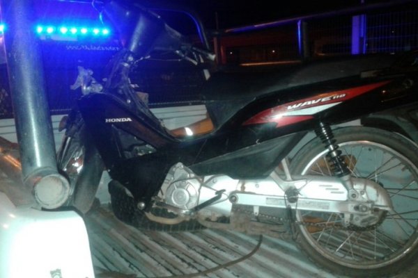 Recuperaron una moto que fue robada en zona de la costanera norte