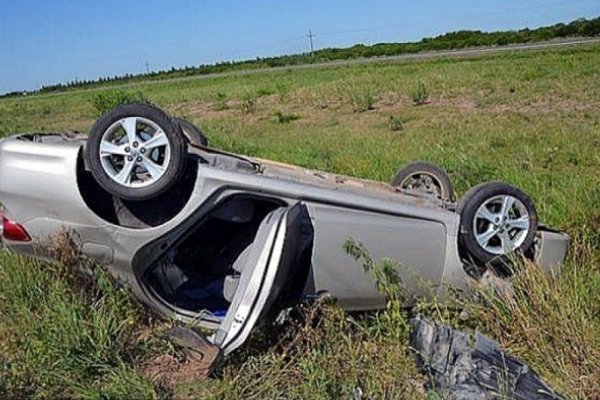 Despiste y vuelco fatal en Santo Tomé: murió un hombre de 78 años