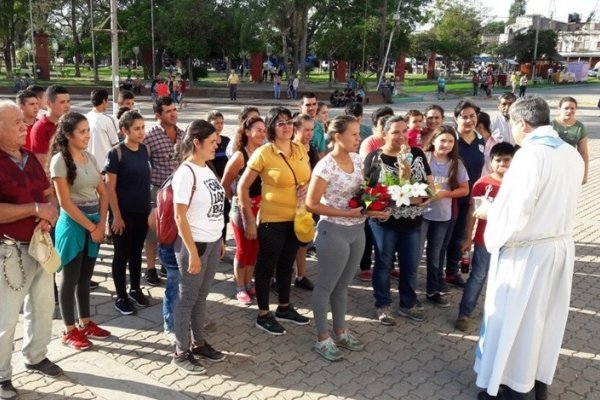 Llegaron a la Basílica los peregrinos del paraje Chilecito y del Empalme