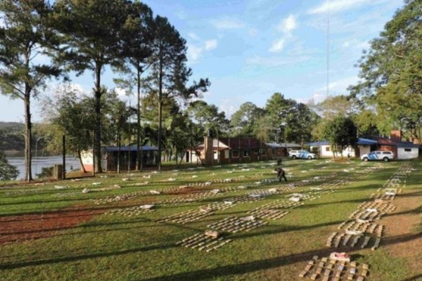 Incautaron más de 3 toneladas de marihuana en Misiones