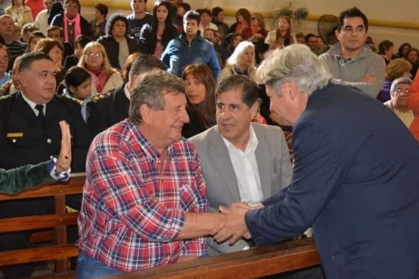 Víctor Cemborain en la Fiesta Patronal de Esquina