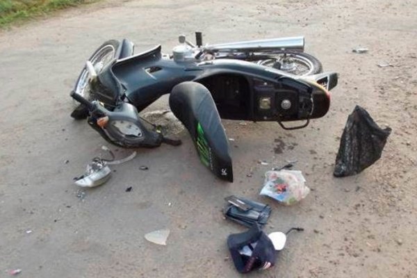 Motociclista murió al perder el control y derrapar en Lavalle