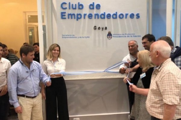 Inauguraron el Club de Emprendedores de Goya