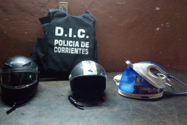 Recuperan elementos robados