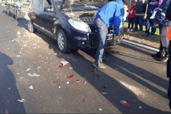 Conductor alcoholizado protagonizó un violento choque en el puente General Belgrano