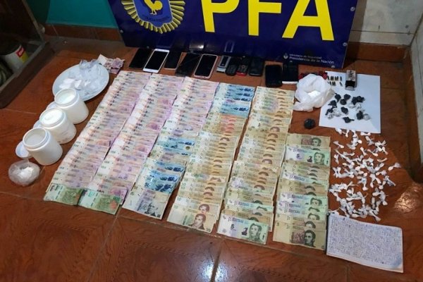 Narcomenudeo en Libres: detuvieron a seis personas y secuestraron cocaína y marihuana