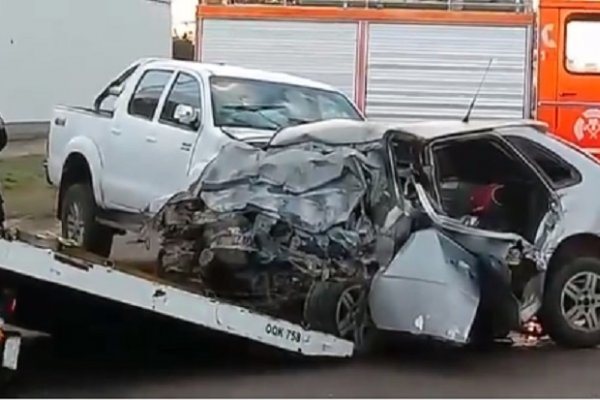 Impactante choque se cobró la vida de cuatro personas cerca de Santa Lucía