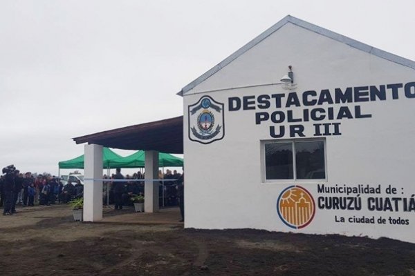 Curuzú Cuatiá: el Ministerio de Seguridad inaugura un nuevo destacamento policial