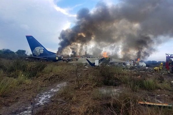 Se desplomó un avión en México: no hubo muertos