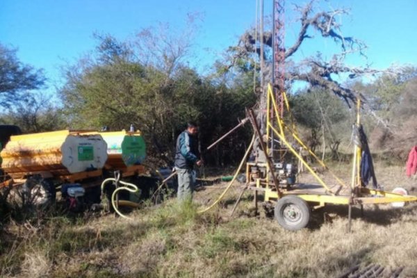 El Plan Aguas concretó perforación para un poblador rural de Pueblo El Libertador