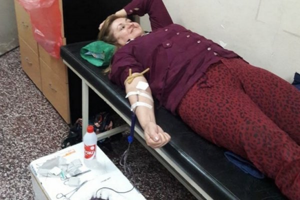 El Banco de Sangre realizó una colecta en San Luis del Palmar