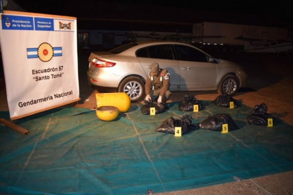 Incautaron marihuana escondida dentro de un tubo de GNC